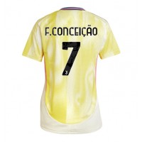 Juventus Francisco Conceicao #7 Replica Away Shirt Ladies 2024-25 Short Sleeve